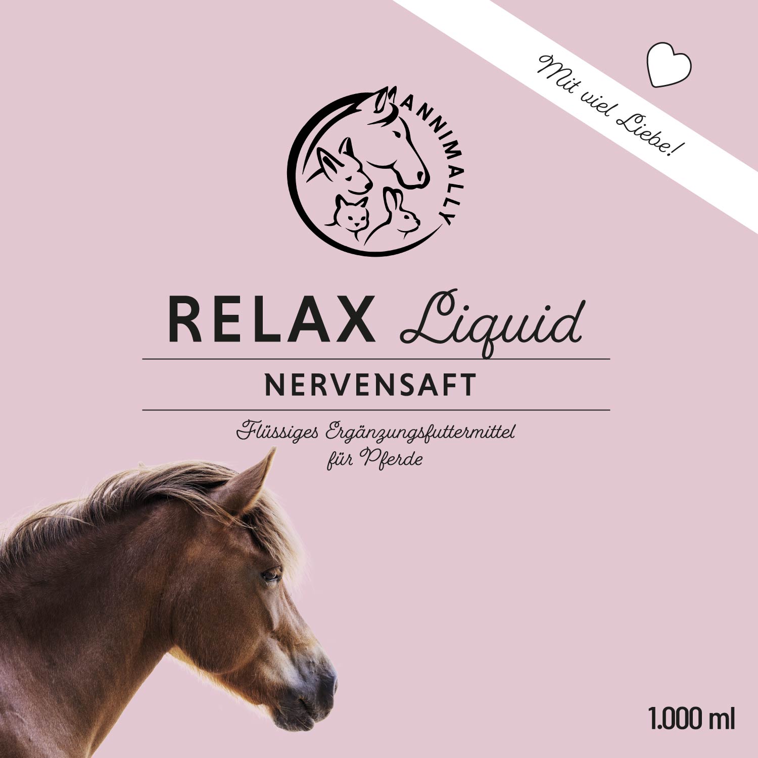 Relax Liquid liquid tranquilizer for horses Annimally